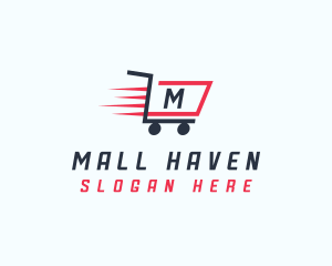 Express Shopping Cart logo design