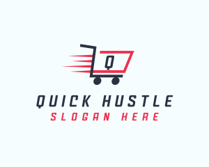 Express Shopping Cart logo design