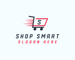 Express Shopping Cart logo design