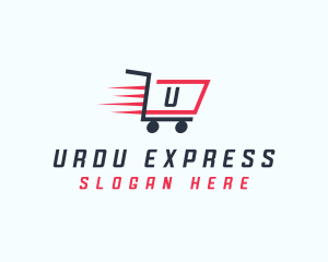 Express Shopping Cart logo design