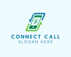 Call - Mobile Money Transaction logo design