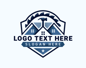 Utility - Roofing Remodeling Hammer logo design