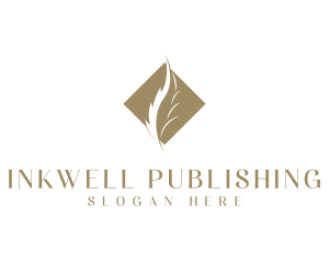 Publishing - Diamond Feather Publishing logo design