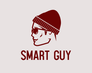 Guy - Hipster Guy Shades logo design