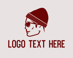 Guy - Hipster Guy Profile logo design