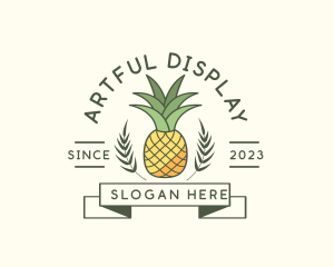 Pineapple Fruit Produce logo design