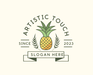 Pineapple Fruit Produce logo design