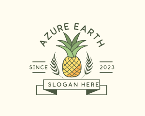 Pineapple Fruit Produce logo design