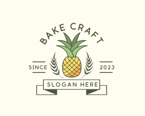 Pineapple Fruit Produce logo design