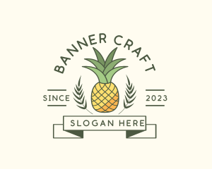 Pineapple Fruit Produce logo design