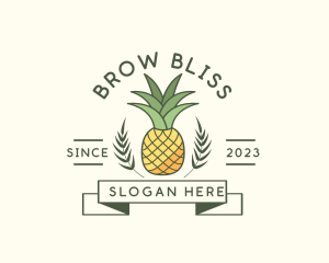 Pineapple Fruit Produce logo design