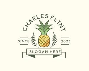 Pineapple Fruit Produce logo design