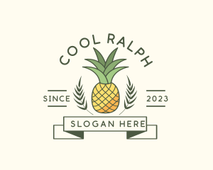 Pineapple Fruit Produce logo design