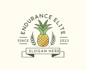 Pineapple Fruit Produce logo design