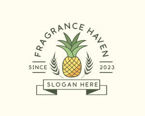 Pineapple Fruit Produce logo design