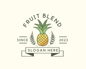 Smoothie - Pineapple Fruit Produce logo design