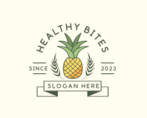 Pineapple Fruit Produce logo design