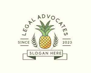 Pineapple Fruit Produce logo design