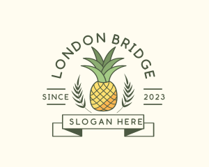 Pineapple Fruit Produce logo design