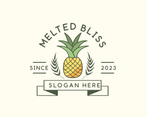 Pineapple Fruit Produce logo design