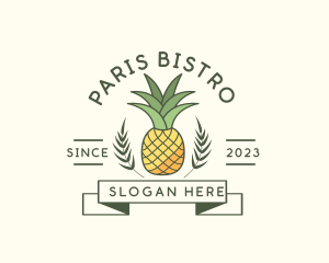 Pineapple Fruit Produce logo design