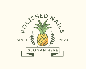 Pineapple Fruit Produce logo design