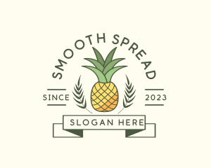 Pineapple Fruit Produce logo design