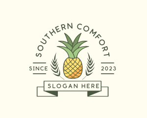 Pineapple Fruit Produce logo design