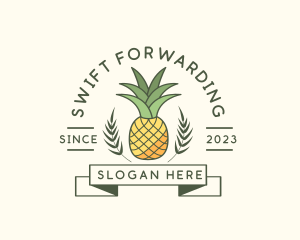 Pineapple Fruit Produce logo design