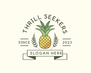 Pineapple Fruit Produce logo design