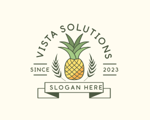 Pineapple Fruit Produce logo design