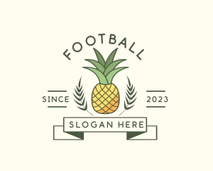 Plantation - Pineapple Fruit Produce logo design