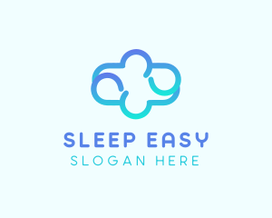 Blue Gradient Cloud logo design