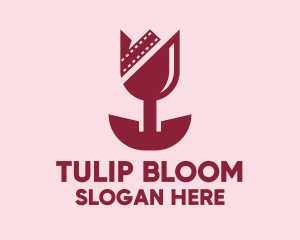 Tulip - Romantic Tulip Film logo design