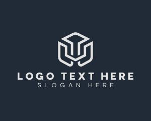 Digital - Cube Box Technology logo design