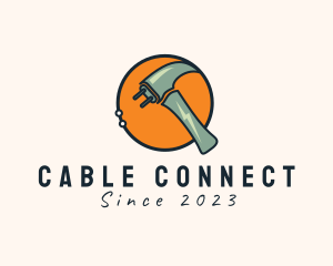 Cable - Electric Hammer Plug logo design