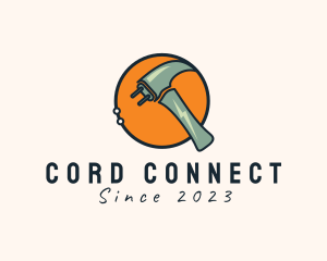 Cord - Electric Hammer Plug logo design