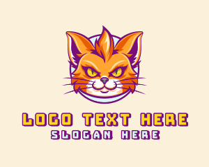Feline - Wild Cat Gaming logo design