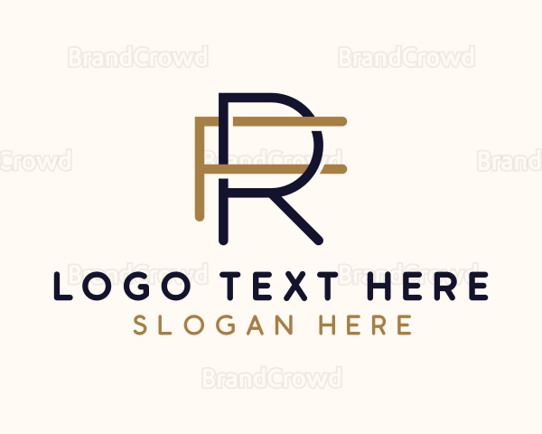 Simple Consulting Firm Letter FR Logo