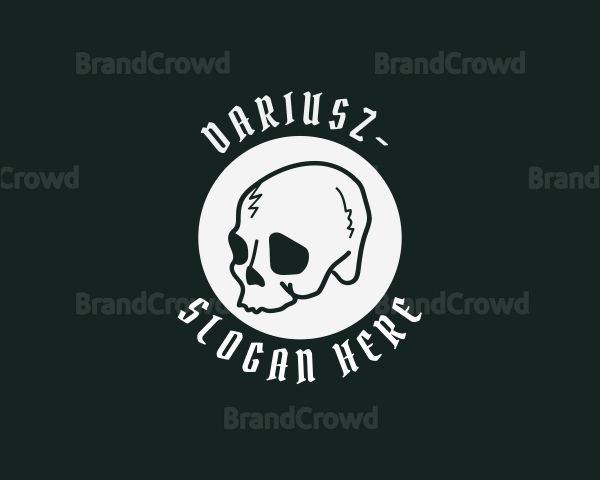 Medieval Skull Style Logo