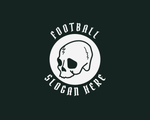 Wordmark - Medieval Skull Style logo design