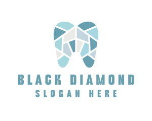 Blue Tooth Mosaic logo design