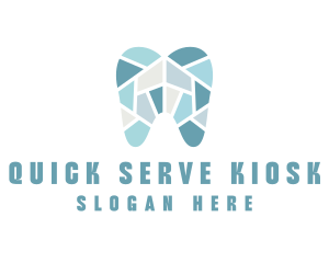 Blue Tooth Mosaic logo design