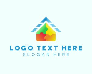 Blocks - Toy House Block logo design