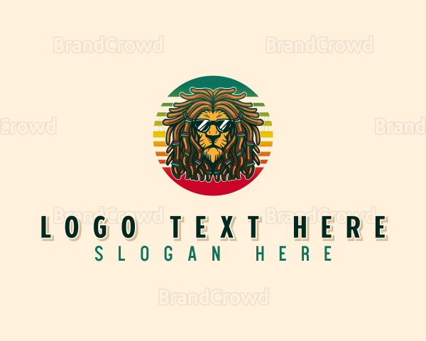 Rastafari Lion Sunglasses Logo