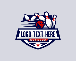 Championship - Bowling Pin Championship Sports logo design