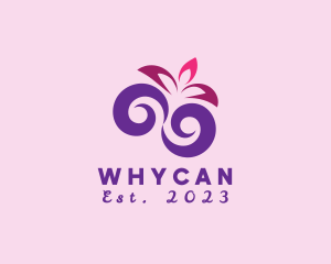Floral Swirl Decoration Logo
