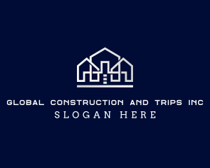 House Construction Realty Logo