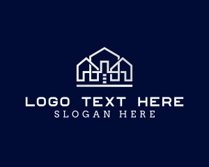 House - House Construction Realty logo design