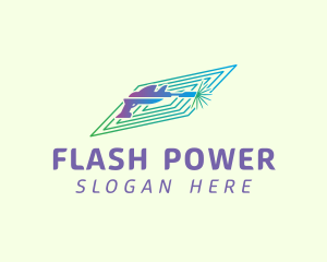 Power Washer Spray logo design